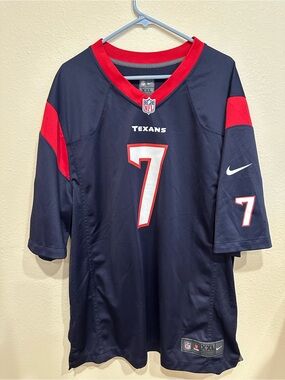 Nike NFL Houston Texans “STROUD” #7 Navy & Red Men’s Football Jersey—Size XXL